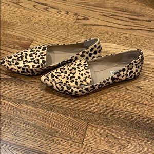 Steve Madden leopard flats